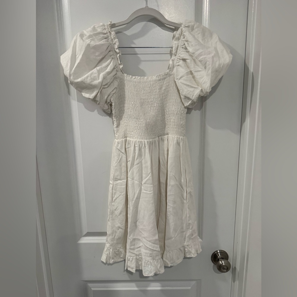 Show Me Your MuMu White Colvin Mini Dress